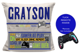 Personalized GAMER Pillow