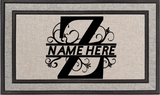 Doormat - Monogram Split