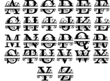 Doormat - Monogram Split
