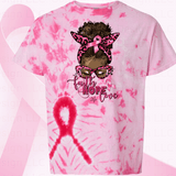 Pink Ribbon Tie-Dye T-Shirt