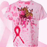 Pink Ribbon Tie-Dye T-Shirt