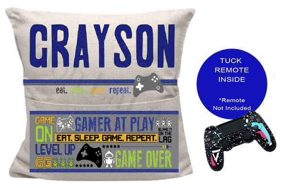 Personalized GAMER Pillow