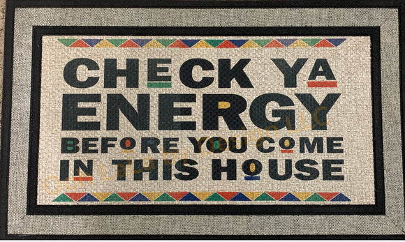 Doormat - CHECK YA ENERGY